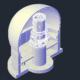3d model drawing of the Hub Optical Ground Station