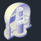 3d model drawing of the Hub Optical Ground Station