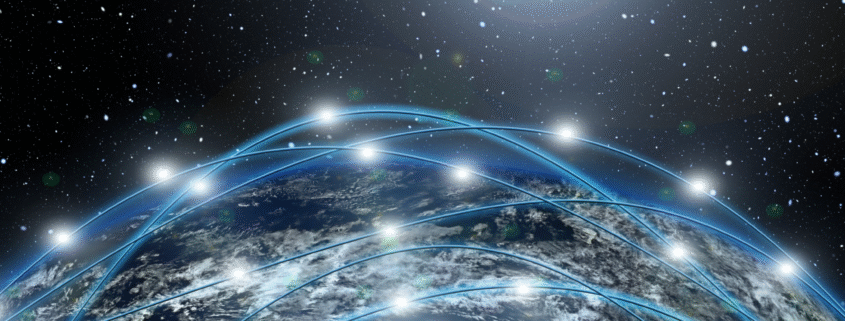 Abstract global network image - for decoration only