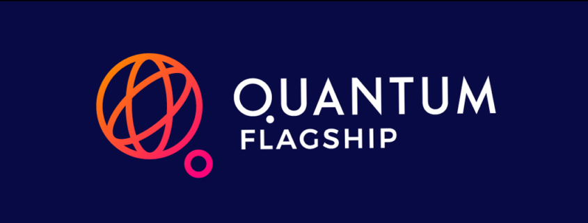 For decoration only. Banner showing the EU Quantum Flagship programme logo.