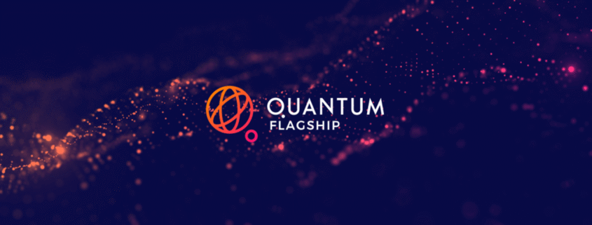 For decoration only. Banner showing the EU Quantum Flagship programme logo.