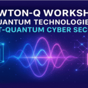 Image provides title of the workshop with a colourful image of wavelengths and locks