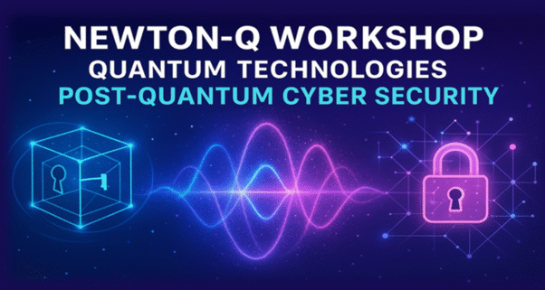 Image provides title of the workshop with a colourful image of wavelengths and locks